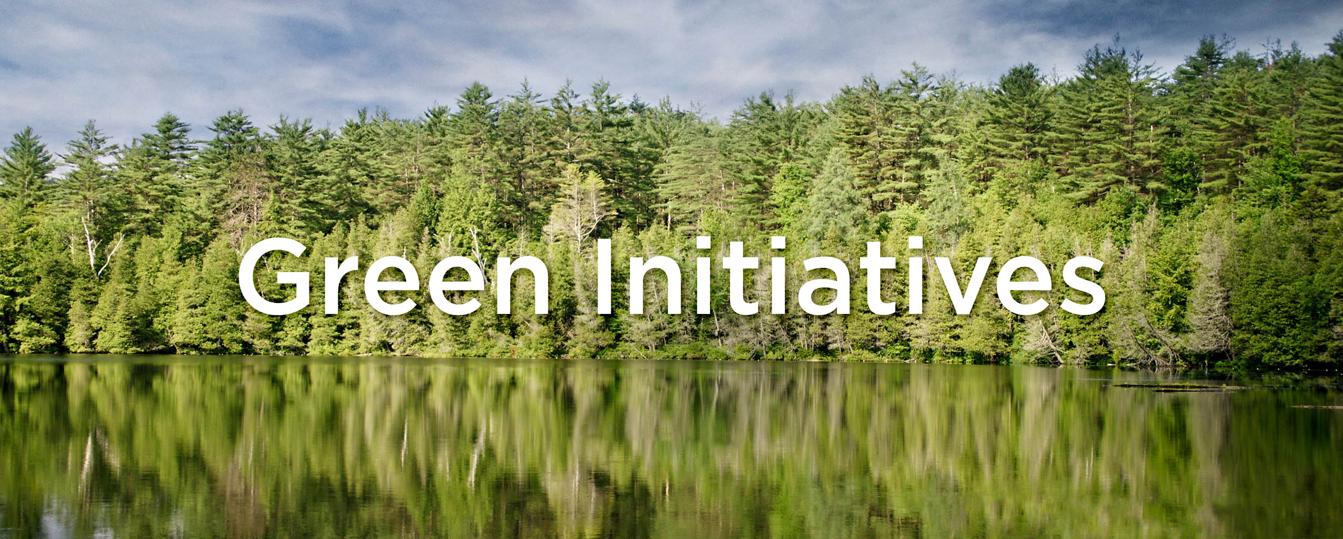 Green Initiatives Header